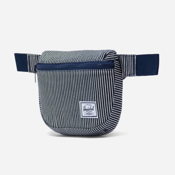 Herschel Supply Co. Fifteen Cotton Casuals Hip Pack In Navy Blue Hickory Stripe - Picture 1 of 4